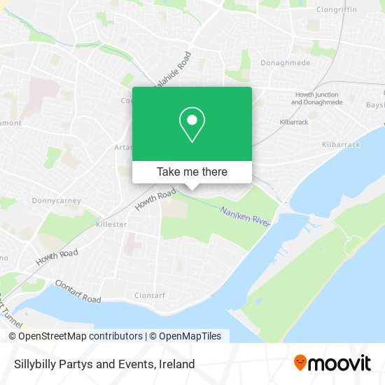 Sillybilly Partys and Events map