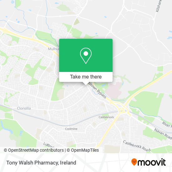 Tony Walsh Pharmacy map