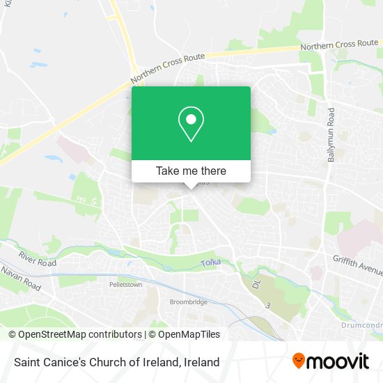 Saint Canice's Church of Ireland map