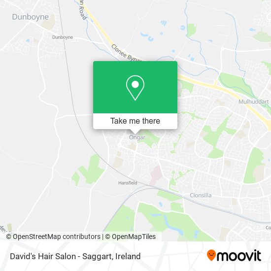 David's Hair Salon - Saggart map