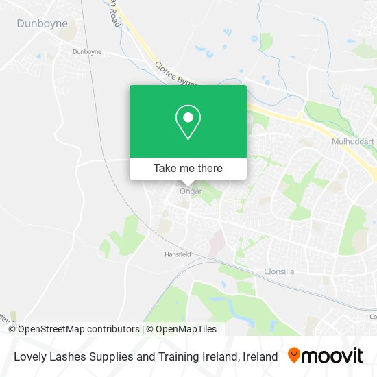 Lovely Lashes Supplies and Training Ireland map