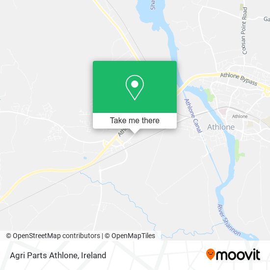 Agri Parts Athlone map