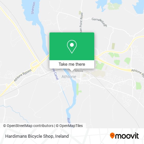 Hardimans Bicycle Shop map