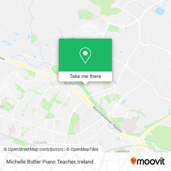 Michelle Butler Piano Teacher map
