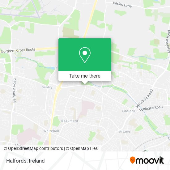 Halfords map