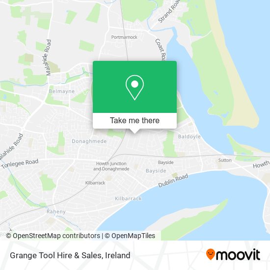 Grange Tool Hire & Sales map