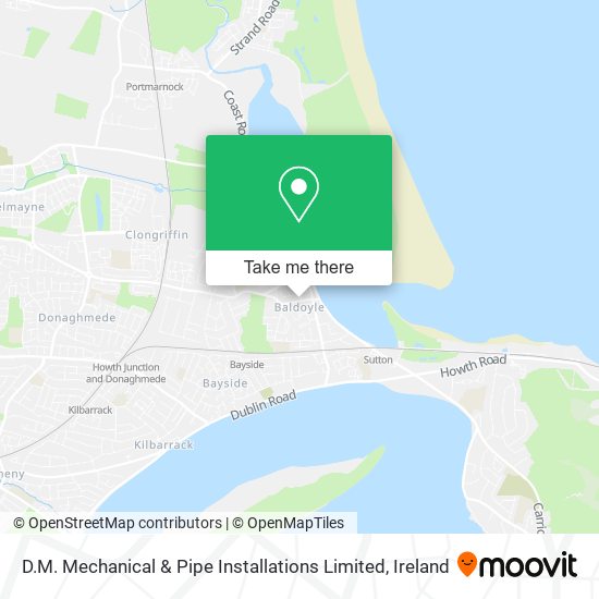 D.M. Mechanical & Pipe Installations Limited map