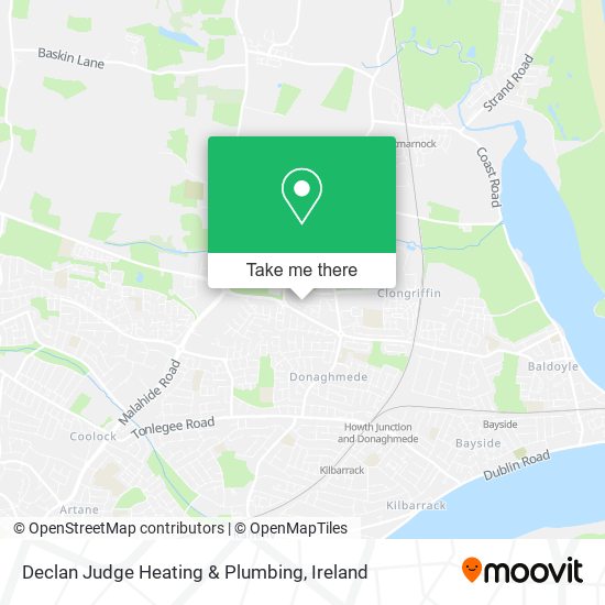 Declan Judge Heating & Plumbing map
