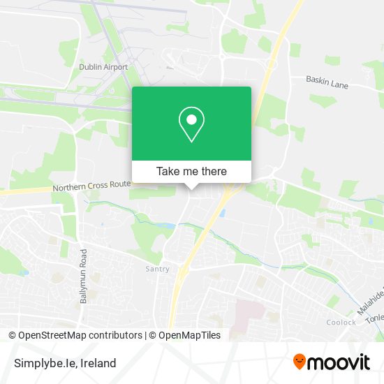 Simplybe.Ie map