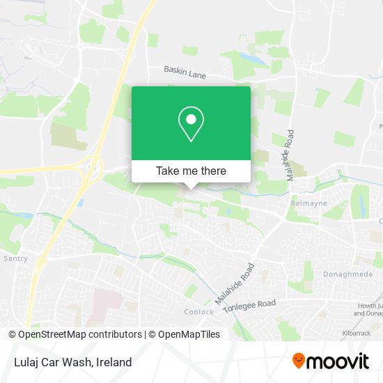 Lulaj Car Wash map