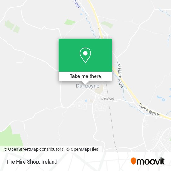 The Hire Shop map