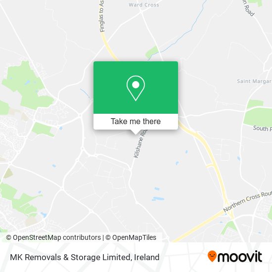 MK Removals & Storage Limited map