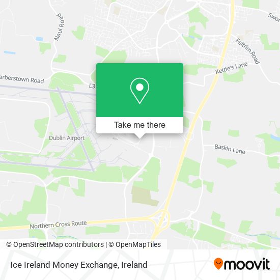 Ice Ireland Money Exchange map