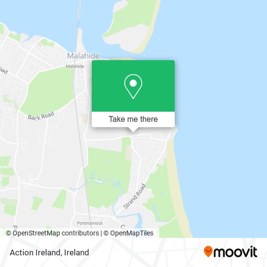 Action Ireland map