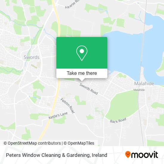 Peters Window Cleaning & Gardening map