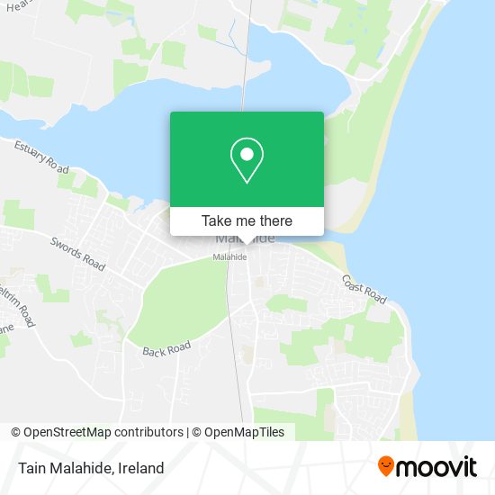 Tain Malahide map