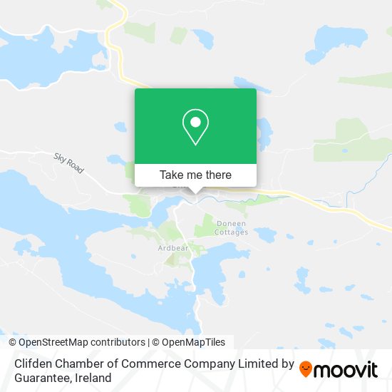 Clifden Chamber of Commerce Company Limited by Guarantee map