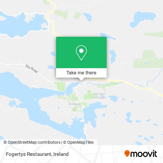 Fogertys Restaurant map