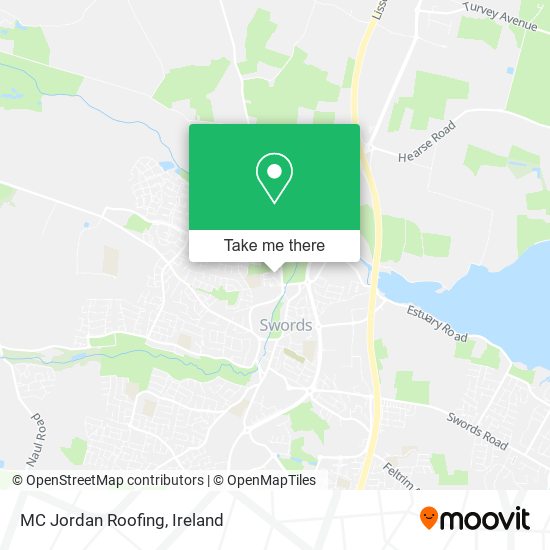 MC Jordan Roofing map