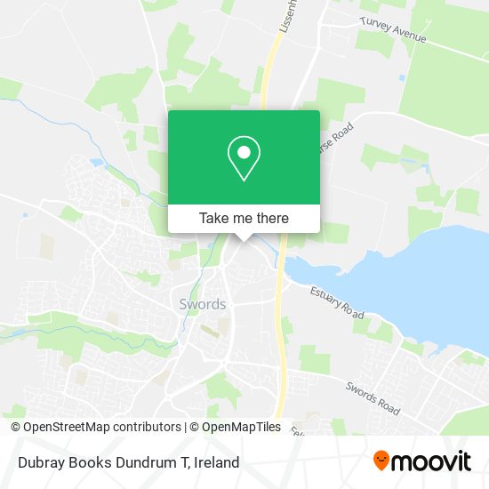 Dubray Books Dundrum T map