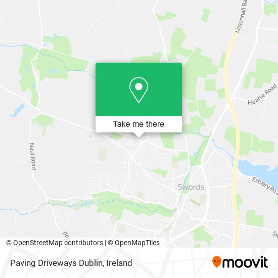 Paving Driveways Dublin map
