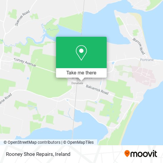 Rooney Shoe Repairs map
