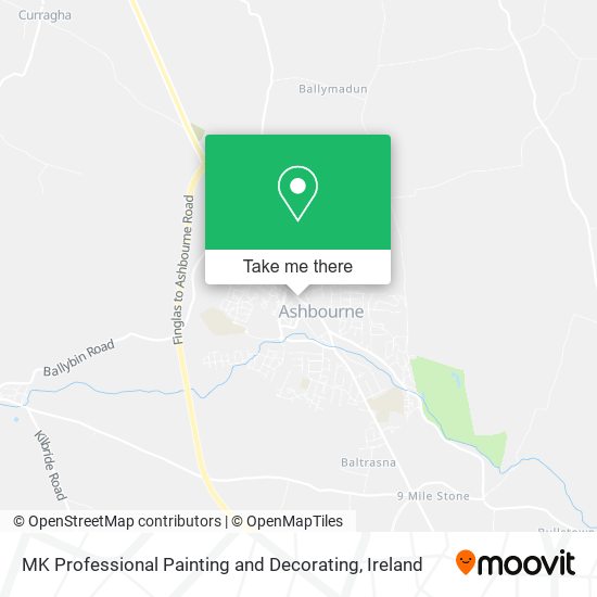 MK Professional Painting and Decorating map