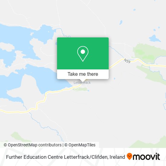 Further Education Centre Letterfrack / Clifden map