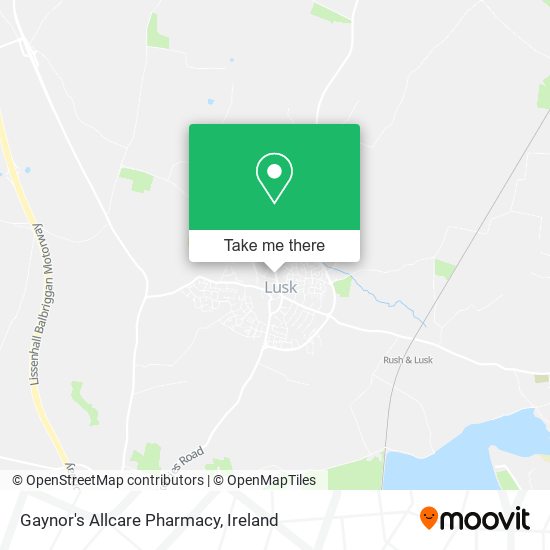 Gaynor's Allcare Pharmacy map