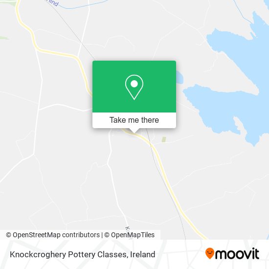 Knockcroghery Pottery Classes map
