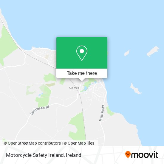 Motorcycle Safety Ireland map