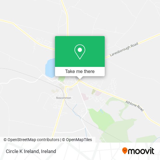 Circle K Ireland map