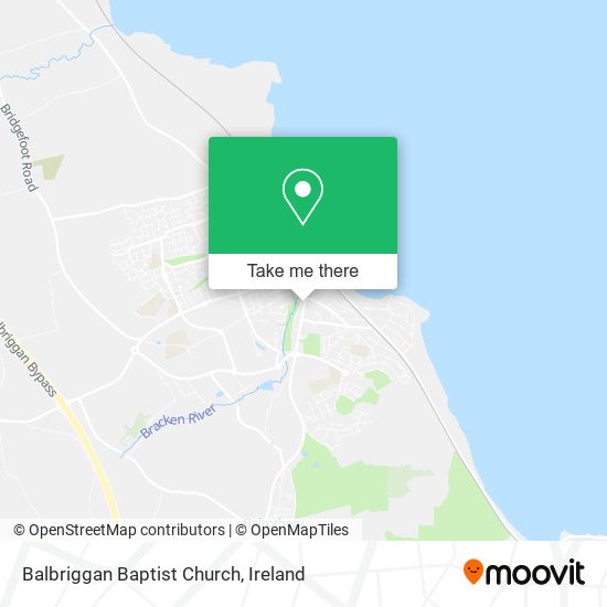 Balbriggan Baptist Church map
