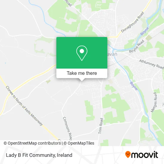 Lady B Fit Community map