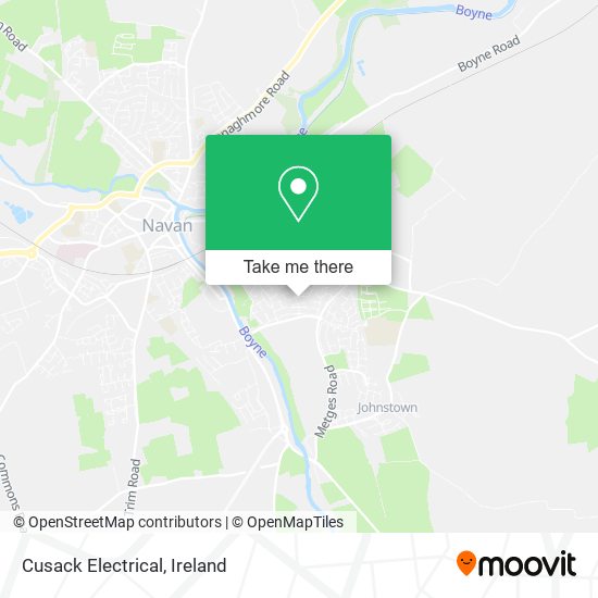 Cusack Electrical map