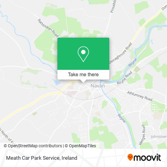 Meath Car Park Service map