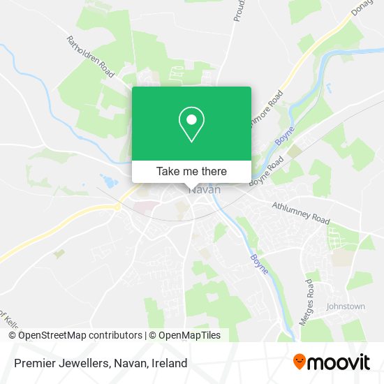 Premier Jewellers, Navan map