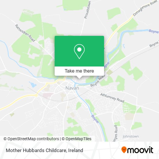 Mother Hubbards Childcare map