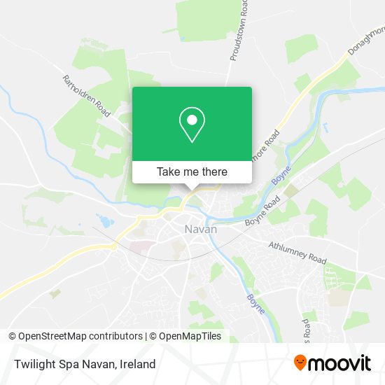 Twilight Spa Navan map