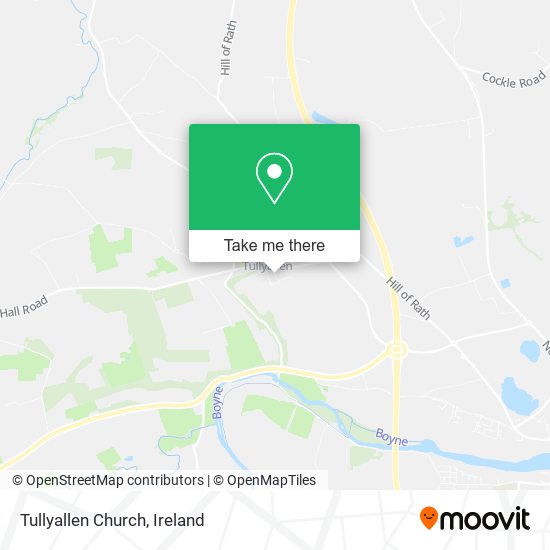 Tullyallen Church map