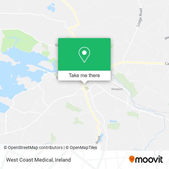West Coast Medical map