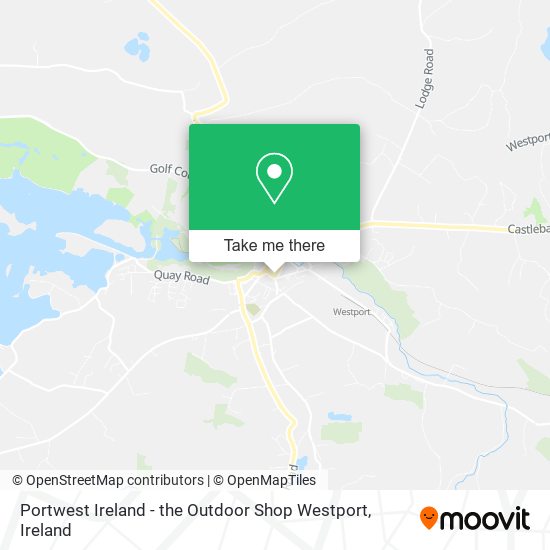 Portwest Ireland - the Outdoor Shop Westport map