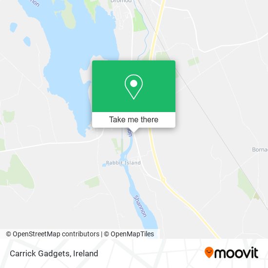 How to get to Carrick Gadgets in Mohill by Bus or Train