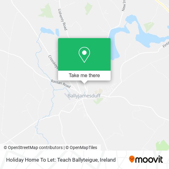 Holiday Home To Let: Teach Ballyteigue plan