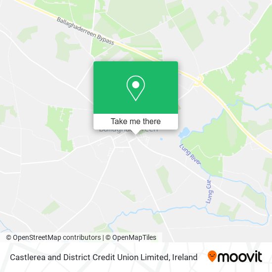 Castlerea and District Credit Union Limited map