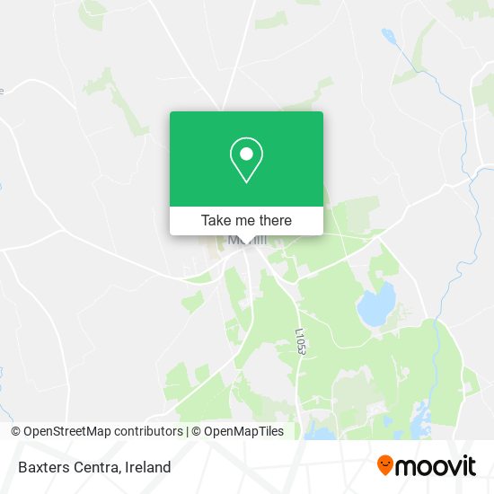 Baxters Centra map