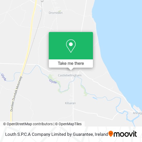 Louth S.P.C.A Company Limited by Guarantee map