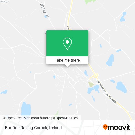 Bar One Racing Carrick map