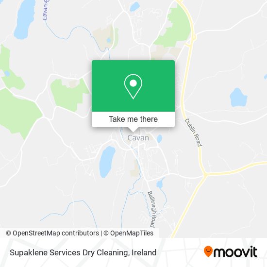 Supaklene Services Dry Cleaning map