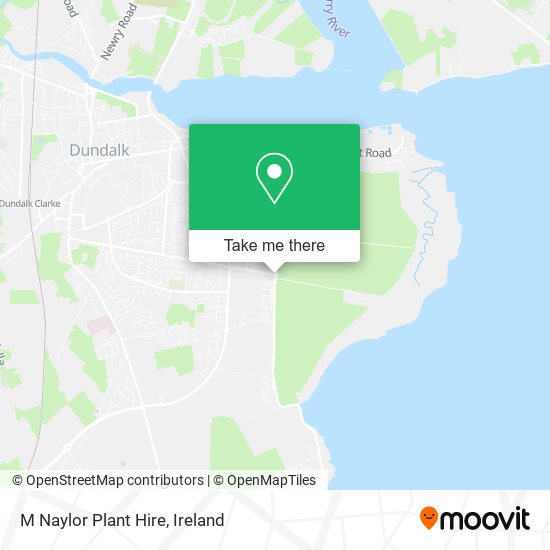M Naylor Plant Hire map